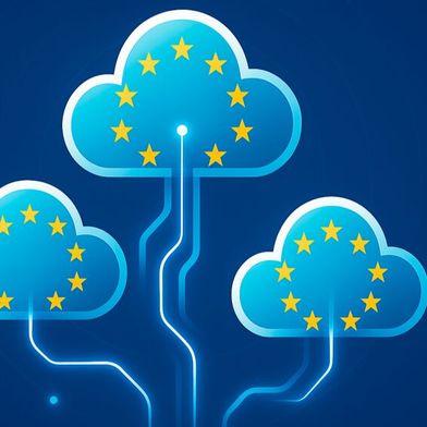 Bechtle hat das Multicloud-Portfolio um souveräne Lösungen der Deutschen Telekom und Arvato Systems erweitert.  (Bild: Canva / KI-generiert)