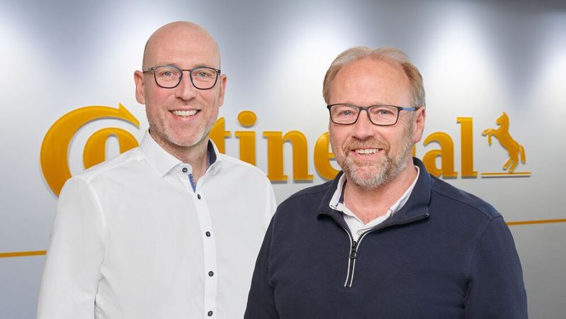 In der Forschung und Entwicklung von Continental wurden mit Edwin Goudswaard (links) und Burkhard Wies (rechts) zwei Leitungspositionen neu besetzt.(Bild:  Continental)