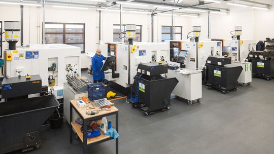 Viking Precision Engineers has invested in four Yamazaki Mazak Quick Turn 250 lathes.(Source:  Keith Mindham/ Mazak)