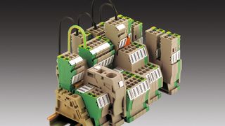 Unter der Bezeichnung WeiCoS bietet Weidmüller eine Klemmengeneration, die die Reihenklemmen- und Steckverbinder-Technologie kombiniert - hier in Zugfederanschlusstechnik – verbinden und trennen der Anschlussebene ohne Lösen der Leiter. Bild: Weidmüller (Archiv: Vogel Business Media)