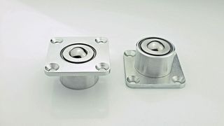 Schwerlast-Kugelrollen in Kompaktbauweise eignen sich für hohe Stoßbelastungen und Tragzahlen. (Dr. Tretter)