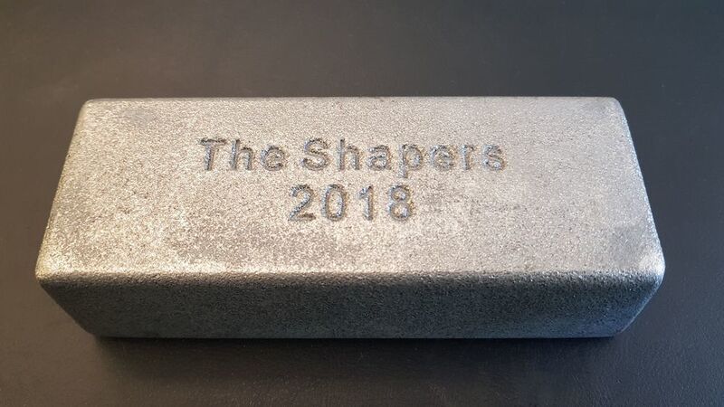 Le Trophée « Shaper 2018 » est offert par l’entreprise Cla-Val. (Cla-Val)