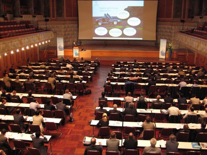 Bereits die erste Konferenz „Steel in Cars and Trucks“ sorgte 2005 für großen Andrang. (Archiv: Vogel Business Media)