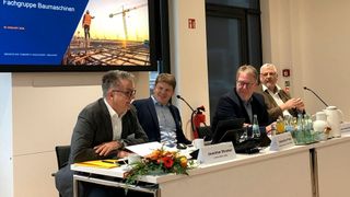 Bei der Jahresversammlung der VDMA Fachgruppe Baumaschinen am 30. Januar 2026 in Frankfurt überwog eine optimistische Stimmung. (Bild: VDMA)