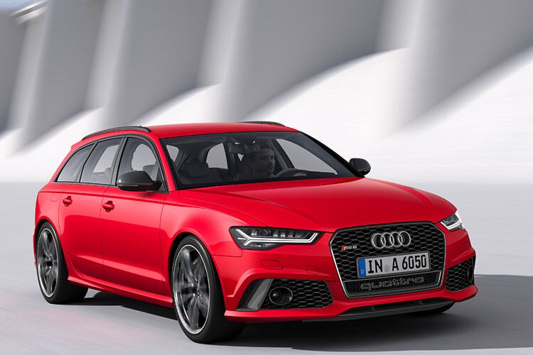 Das Topmodell bleibt der RS 6 Avant mit unverändertem 4.0-TFSI-V8-Zylinder und 412 kW/560 PS Leistung und maximal 700 Newtonmeter von 1.750 U/min bis 5.500 U/min. (Foto: Audi)