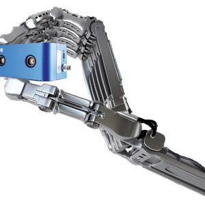 Bild 1: Der 3D-Blick der Ensenso N10 lässt Roboter zielsicher greifen.