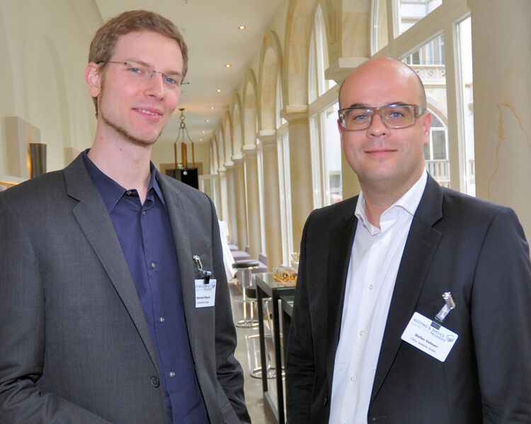 Natanael Mignon (links), Michael Wessel Informationstechnologie, und Stefan Volmari, Citrix (Archiv: Vogel Business Media)