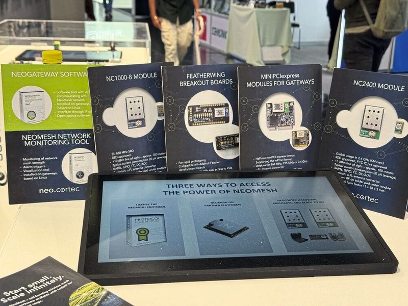 From hardware manufacturer to software provider: Neocortec is increasingly licensing its NeoMesh protocol stack directly to OEMs and third-party manufacturers instead of relying exclusively on selling its own radio modules. (Image:mc/VCG)