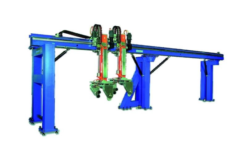 Bild 1: Linienportal mit Schwenkgreifer. (Archiv: Vogel Business Media)