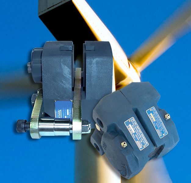 Azimutbremsen regeln geschmeidig die Drehbewegung der Gondel, die sich in den Wind dreht.  (Bild: Altra)