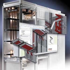 Bild 1: Zusatzmodule ermöglichen es, Schaltschränke und die nötigen Sammelschienensysteme in 3D zu dimensionieren.
