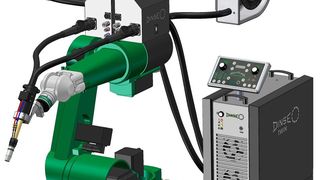 Doppeldrahtsystem MEDD TWIN mit Garnitur DIX MEDD 7000, Drahtvorschub WF 50 R und WF 50 L, Spulenhalter WDS 300 R und WDS 300 L, Stromquelle DIX PI 600 TWIN (Dinse)