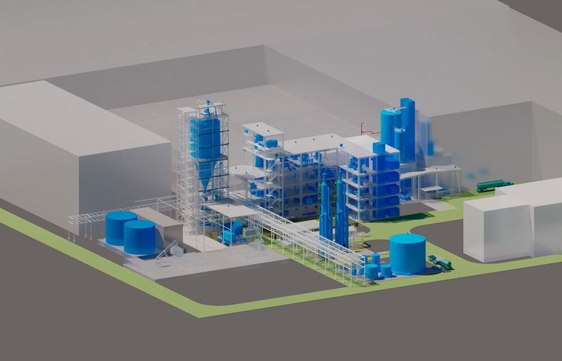 Die neue Polyester-Textilanlage bietet eine nahtlose Integration in nachgeschaltete Verarbeitungsstufen. (Thyssenkrupp Uhde)