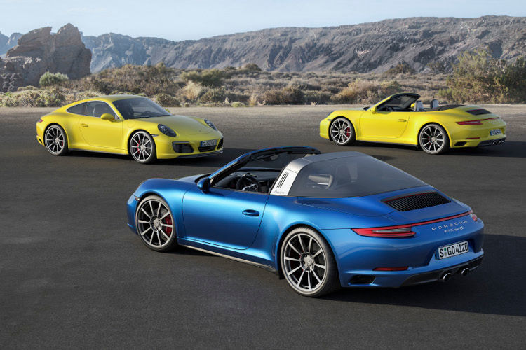Die neuen 911er mit Vierradantrieb besitzen einen elektrohydraulisch gesteuerten Allradantrieb. (Foto: Porsche)