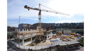 Baufortschritt des Technikums Zellbiologie  (Bild: Bayer)