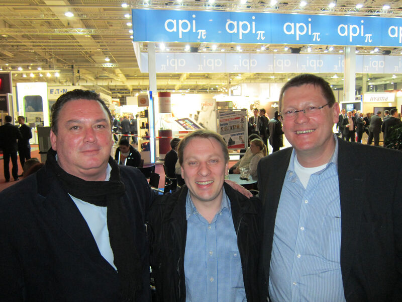 (v. l) Ireno Imbimbo, Heiko Lüders und Frank Alsdorf, Nova Systems   (Bild: IT-BUSINESS)