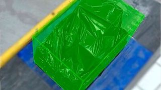 Mit dem System „MetriXFreight L335“ lassen sich auch schwarz folierte Waren leicht vermessen. (Bild: Metrilus)