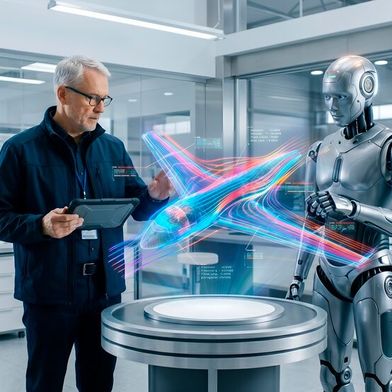 Industrial AI macht Produktdaten zur regulierten Logistikinfrastruktur. Das verändert die Rolle der Intralogistik. (Bild: © FutureShift_Studio - stock.adobe.com)