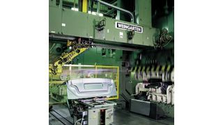 Bild 1: Eine neue Methode zur Simulation von Tiefziehwerkzeugen unterstützt die Entwicklung besserer und leichterer Werkzeuge in kürzerer Zeit. Bild: BMW (Archiv: Vogel Business Media)