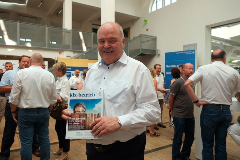 Klares Bekenntnis: Präsident Albert Vetterl (Kfz-Gewerbe Bayern). (Baeuchle/»kfz-betrieb«)