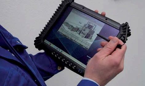 Operators, service technicians and specialist workers can directly communicate via a highspeed Internet connection (Haver & Boecker)