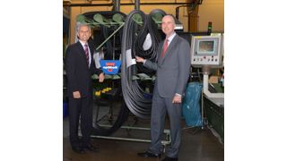 Geschäftsführung Arntz Optibelt Gruppe links: Reinhold Mühlbeyer, rechts: Konrad Ummen (Bild: Optibelt)