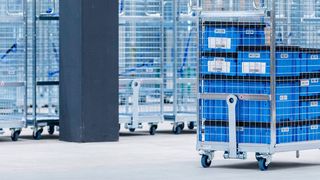 Weil die Container besonders leise rollen, können Sie auch direkt in den Krankenhäusern des Universitätsspital Zürich eingesetzt werden. (Wanzl)