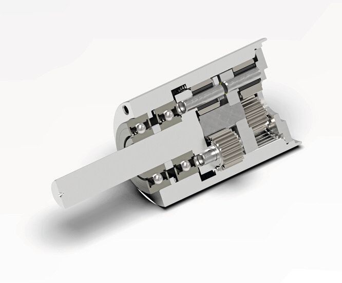 Bild 2: Schnitt durch ein GPX-UP-Getriebe, Ø 22 mm (Maxon)