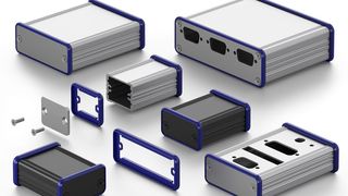 Die Serie AKG D an Aluminiumkleingehäusen wurde erweitert. Die Profilgrößen der beiden neuen Varianten betragen an der Außenseite 41,3 mm x 20 mm für das AKG D 41 20 und 55 mm x 20 mm für das AKG D 55 20.  (Fischer Elektronik)