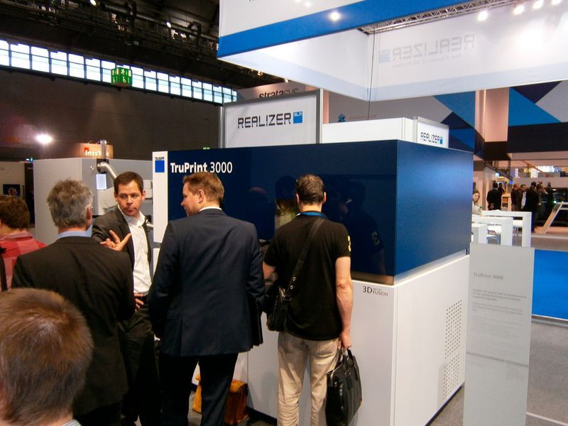 Trumpf präsentierte auf der ersten formnext das wieder erwachte und optimierte Know-how in Sachen additiver Fertigung via Laserstrahlsystemen. (Bild: Königsreuther)