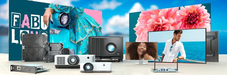 Ob im Ladengeschäft, Verkehrswesen, öffentlichen Raum oder in Unternehmensanwendungen: Sharp NEC Display Solutions bietet Ihnen maximale Flexibilität.(Bild:  Sharp/NEC)