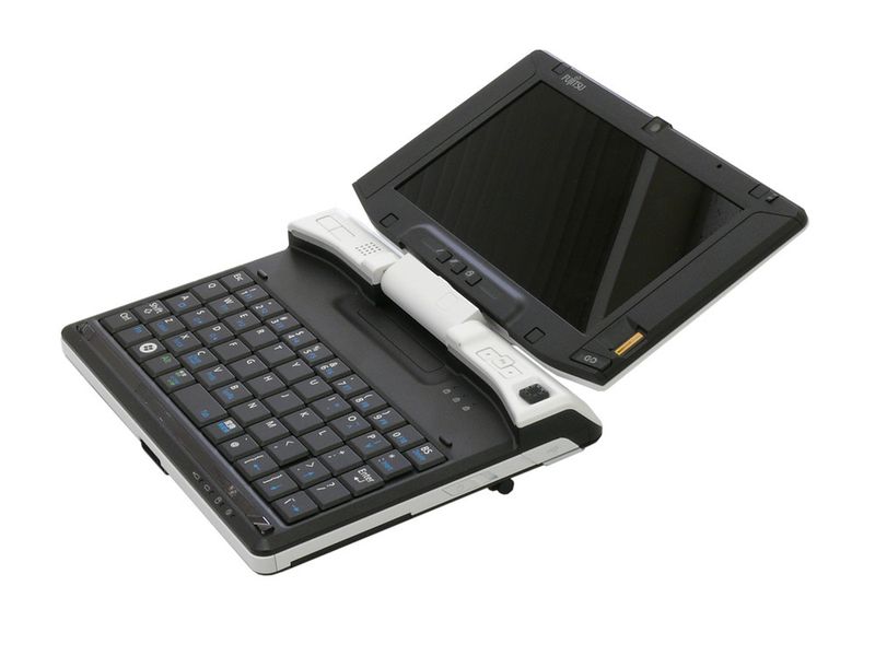 Bereits für die Atom-Prozessoren konzipiert ist dieser Ultra-Mobile-PC von Fujitsu Siemens Computers. (Archiv: Vogel Business Media)