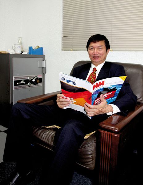 C. C. Wang, Geschäftsführer des Maschinenbauverbandes Tami, ist über internationale Entwicklungen stets gut informiert. Bild: Fouhy (Archiv: Vogel Business Media)