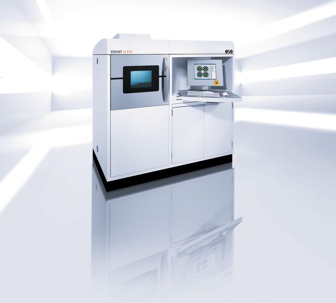 Die Eosint M 270 von EOS dient bei Innomia zum direkten Metall-Lasersintern (DMLS) im Werkzeug- und Formenbau. (Bild: Innomia)