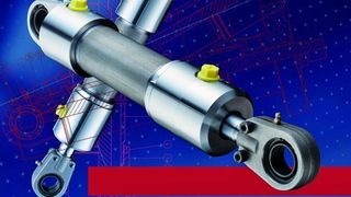 In der Grundausführung haben die Zylinder eine hartverchromte Kolbenstange mit Kompaktdichtung auf dem Kolben. Im Zylinderkopf sind Einfachabstreifer, eine Nutringdichtung sowie ein Führungsbad verbaut.  Bild: Hoven (Archiv: Vogel Business Media)