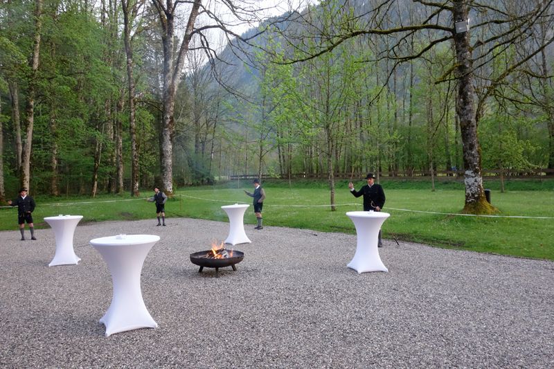 Den Gästen wurde eine Runde eingepeitscht. (Bild: IT-BUSINESS)