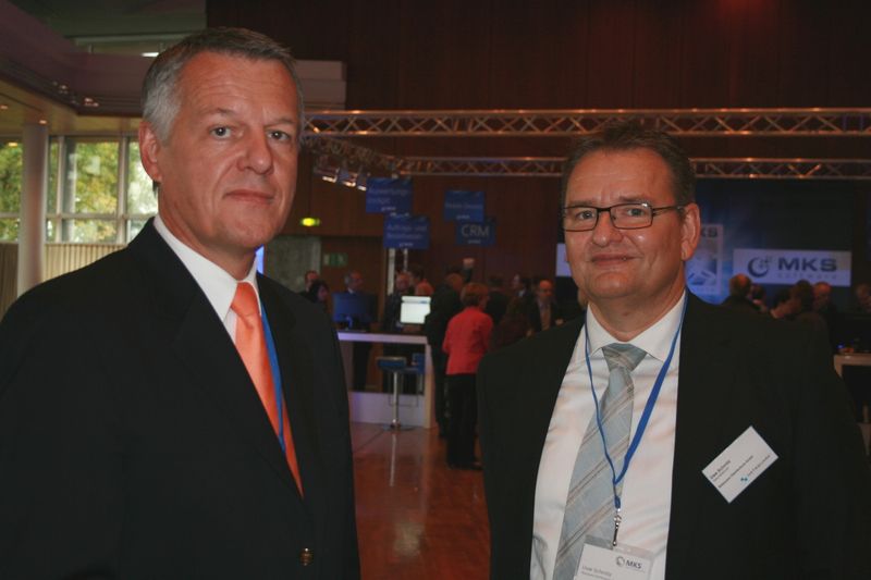 Systemverbund trifft Eigenmarkenfertiger: Kennen sich schon seit vielen Jahren (v.li.), Ralph Warmbold von Nordanex und Uwe Schmitz von Netsquare (Wolfgang Kühn  )