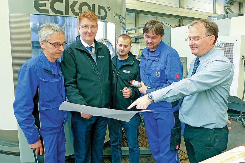 Schon der erste Einsatz der Typhoon-Spindel war ein voller Erfolg und für die Produktverantwortlichen der Firma Eckold stand fest, dass der neue Spindelvorsatz auch bei weiteren sinnvollen Anwendungen zum Einsatz kommen wird. (Ingersoll)