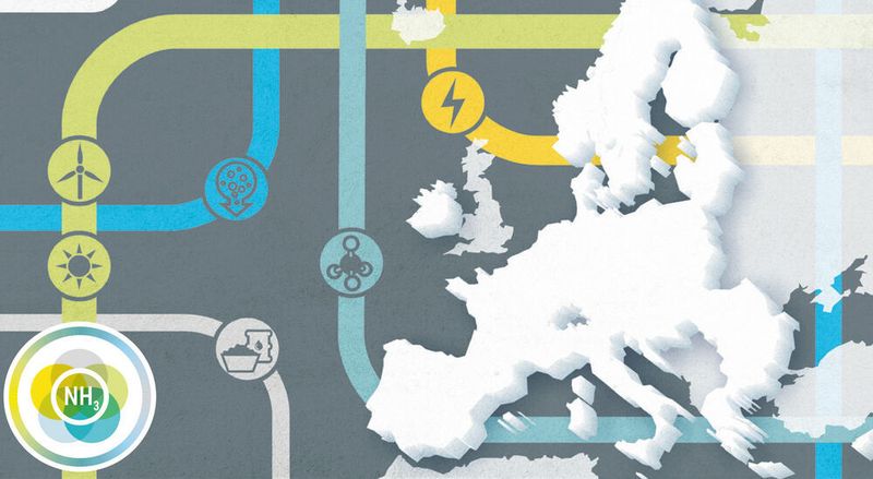 Study shows CO2 emissions from European ammonia production could be cut by almost a fifth by 2030. (Dechema e.v. / Ausfelder, F. et al.)
