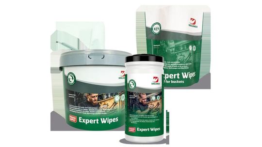 Eine Reinigung ohne Wasser ermöglichen die Expert Wipes von Dreumex. (Bild:  Dreumex)