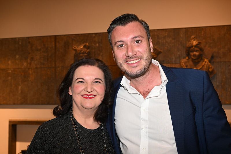 Lilli Kos (IT-BUSINESS) und Julius Berger (FUJITSU) planen schon den nächsten Filmdreh. (Bild: Hannes Magerstädt)