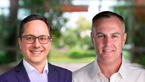 Moritz Mann (l., Ontinue) und Kevin Hanes (Quorum Cyber) sind vom Mehrwert des Unternehmenszusammenschlusses für die Kunden überzeugt. (Bild: Ontinue / Quorum Cyber / bearbeitet mit Canva)