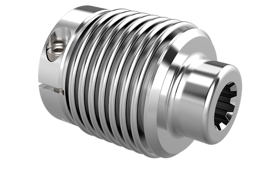 Die Balgkupplungen mit Innenverzahnung von Jakob Antriebstechnik sind einfach zu montieren. (Bild:  Jakob Antriebstechnik)