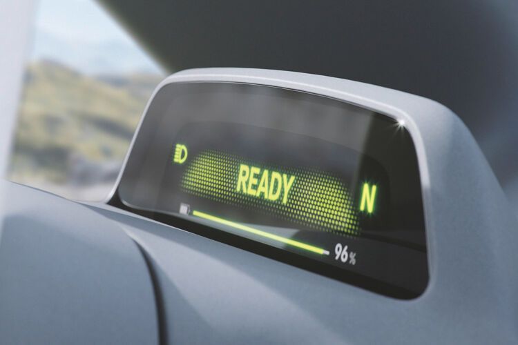 Das spartanische Cockpit des ID Buggy. (Bild: VW)