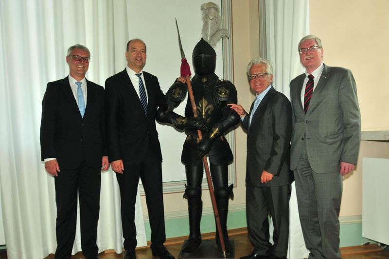 Das ZLW-Führungsteam ist gerüstet: (v.li.) Ulrich Dilchert, Axel Koblitz, Harry Brambach und Fritz Kuckartz.  (Zietz)