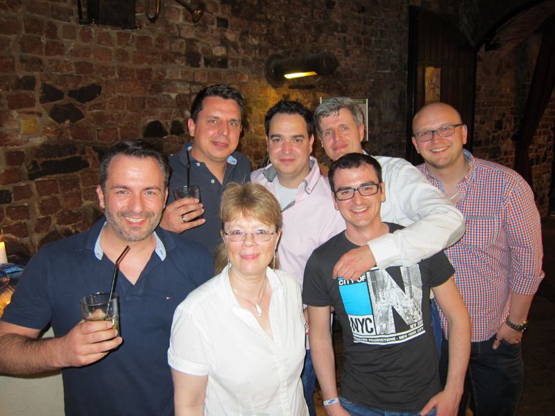 Timo White und Kai Volmer, LG, Verena Stumpe, Raidsonic, Sebastian Hill, Jörg Vollbach, S&K, Volker Mensing und Hermann Wilhelm Wantia, OFFICE Partner  (Bild: IT-BUSINESS)