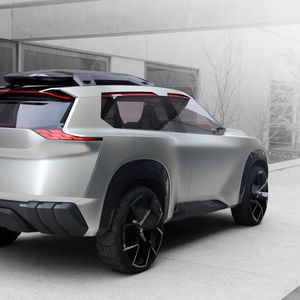 Dank kurzer Karosserieüberhänge wirkt das X-Motion Concept knackig proportioniert. (Bild:  Nissan)