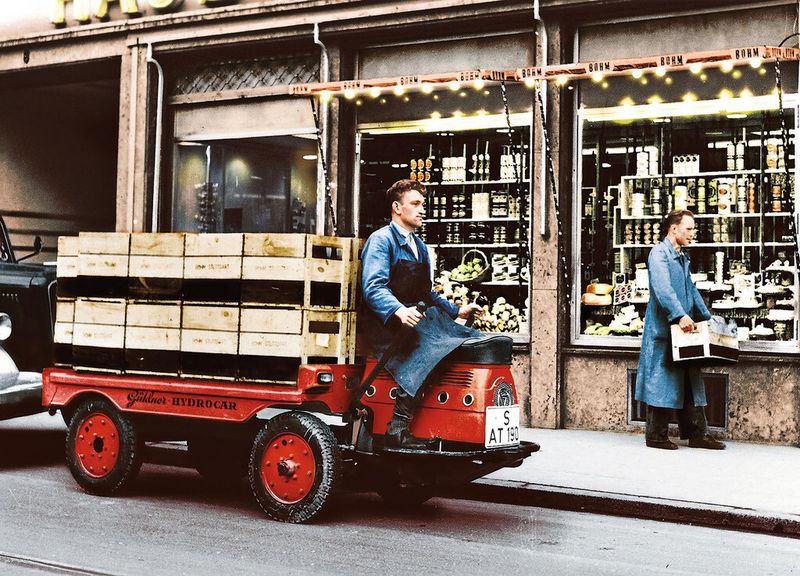 Der große Coup des Herrn Güldner: Die hydrostatische Kraftübertragung erlaubt beim Hydrocar das stufenlose Beschleunigen mit voller Motorleistung. (Bild: Linde Material Handling)
