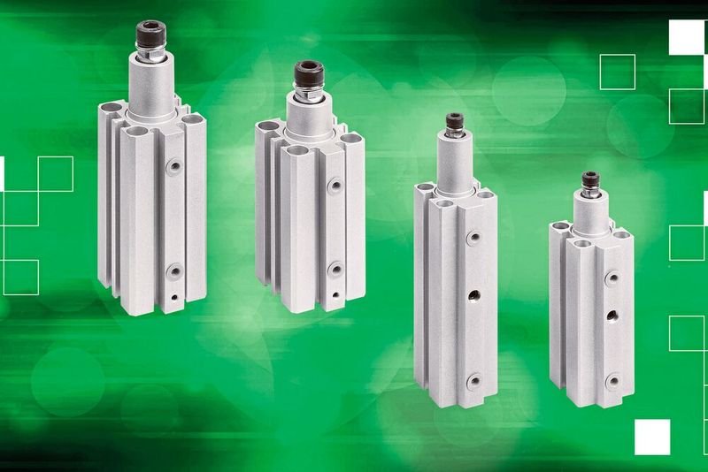 Bei Norelem sind pneumatische Schwenkspanner mit Blockkörper in links- oder rechtsschwenkenden Varianten erhältlich. (Bild: Norelem)