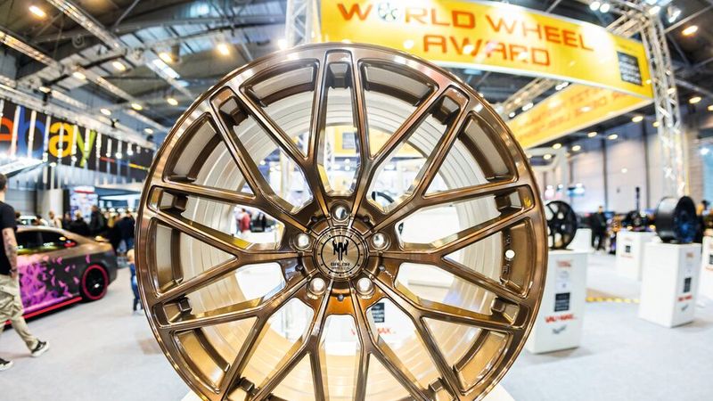 Der World Wheel Award 2026 startete auf der Messe – über die 16 Finalisten wird im Frühjahr online abgestimmt. (Bild: Messe Essen)